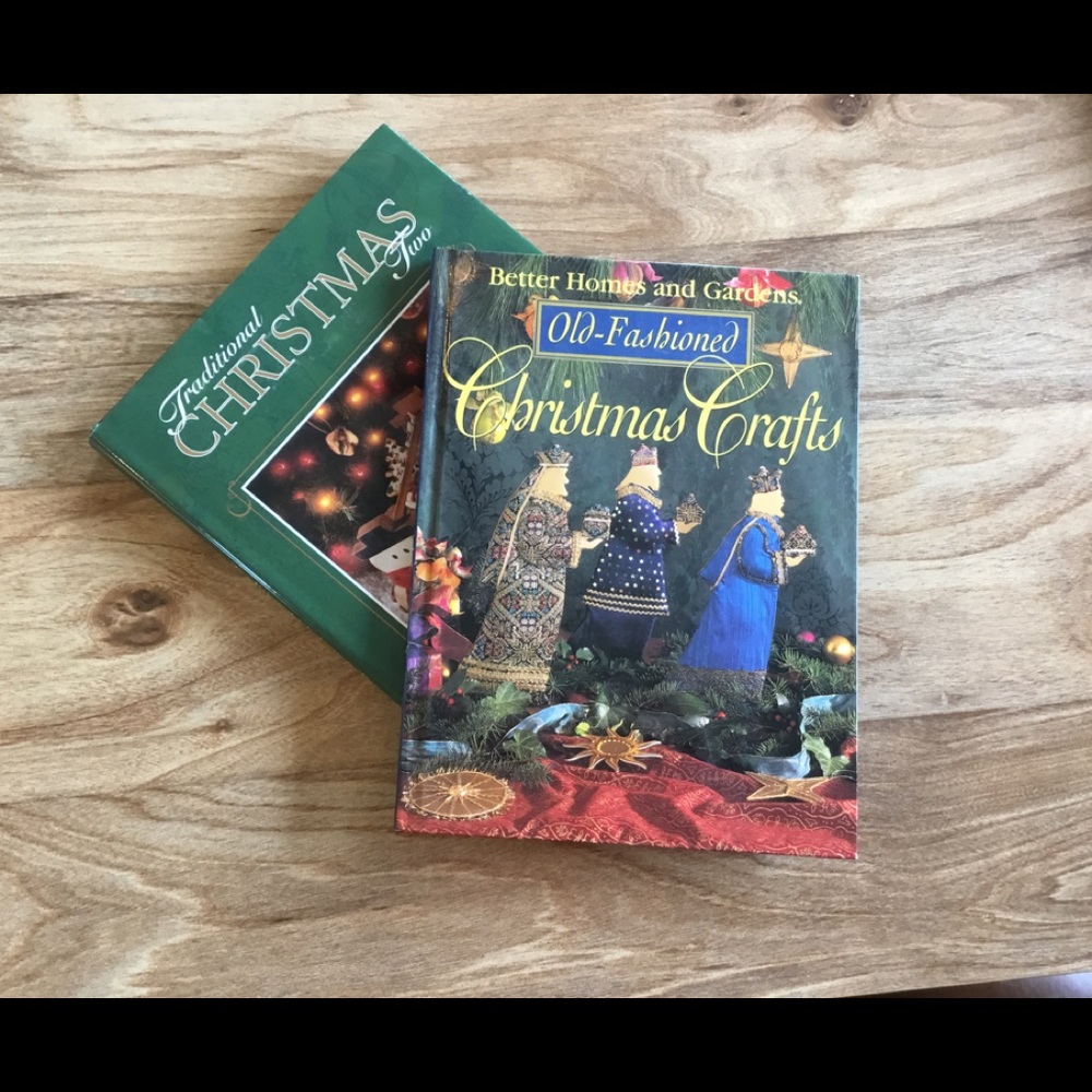 2 Wonderful Christmas Books Cooking Crafts Gifts
